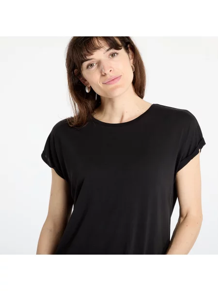 Tričko Urban Classics Ladies Modal Extended Shoulder Tee Black S černé