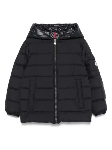 Kurtka dziecięca Moncler Enfant niebieska