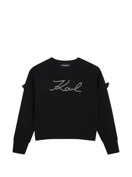 Bluza dziecięca Karl Lagerfeld czarna
