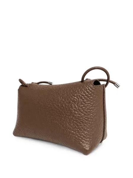 Geantă shopper Iacucci din piele maro