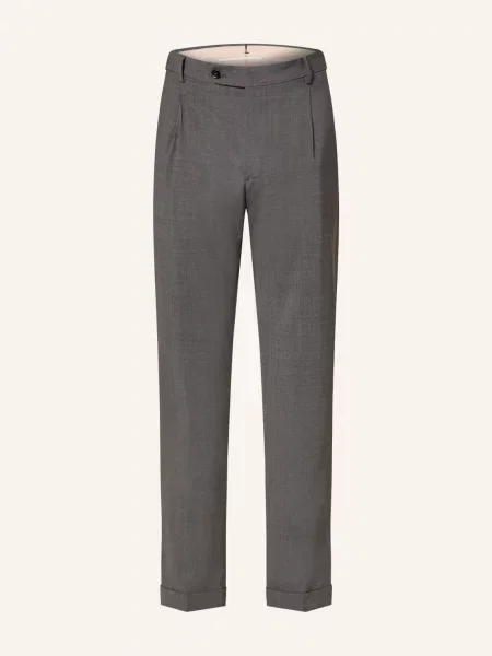 Berwich Spodnie Garniturowe Contemporary Fit grau