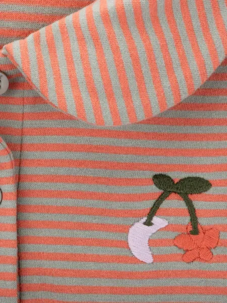 Koszulka polo dziecięca Knot pomarańczowa