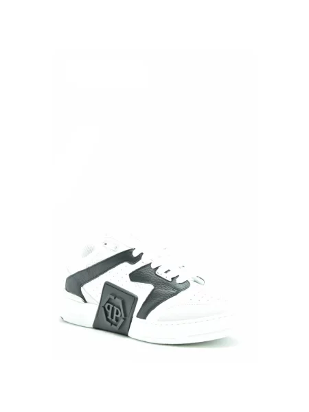 Sneakersy Philipp Plein skórzane białe