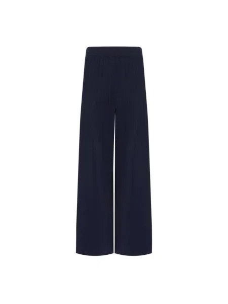 Spodnie Weekend Max Mara niebieskie