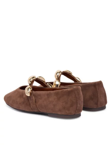 Baleríny Steve Madden hnědé
