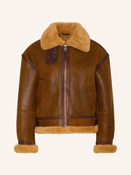 Tommy Hilfiger Kurtka Skórzana braun