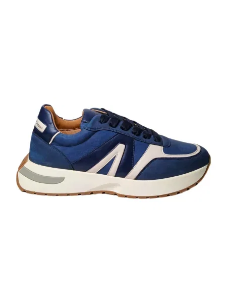 Sneakersy Alexander Smith skórzane niebieskie