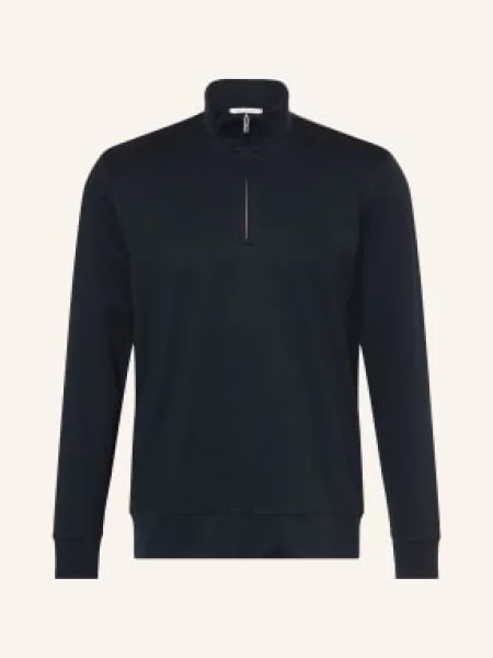 Stefan Brandt Bluza Z Kapturem Joar blau granatowa