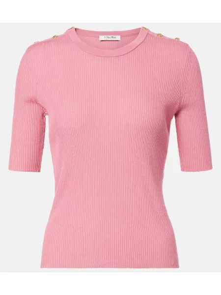 Top 's Max Mara de lână roz