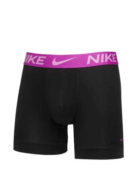 Kötött levágott póló Nike nyomtatás fekete