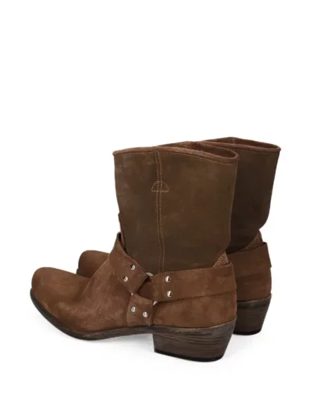 Botine Premiata din piele de căprioară maro