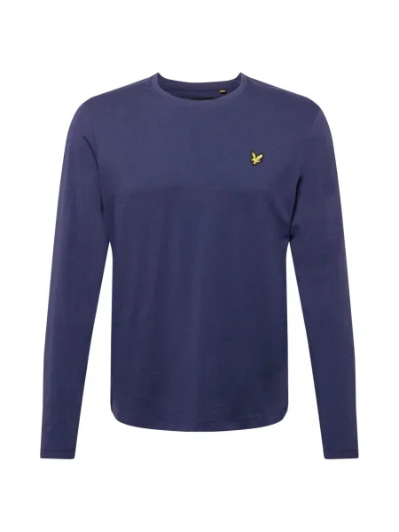 Lyle & Scott Tričko marine modrá / žlutá černá