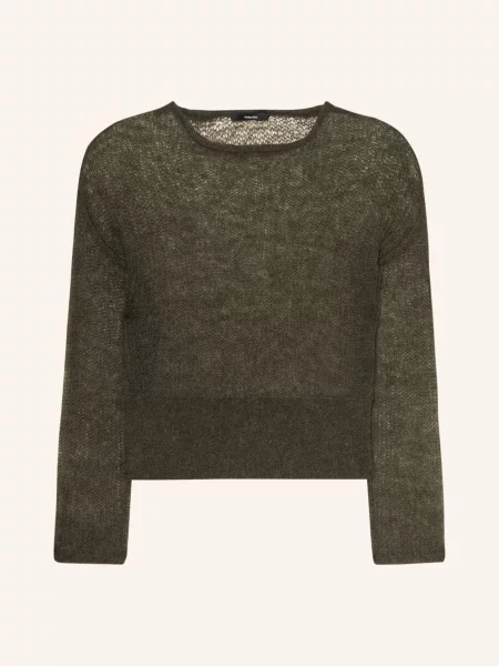 Someday Sweter Tivora Z Moherem gruen oliwkowy
