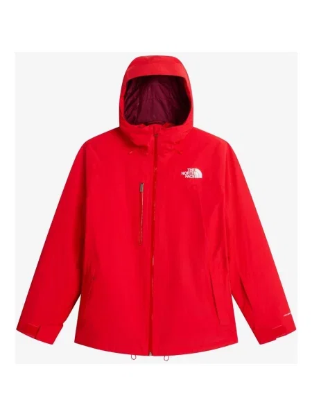 Kurtka z kapturem The North Face Descendit S czerwony