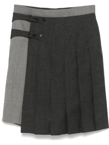 Szorty Thom Browne na ramiączkach szare