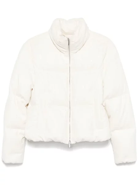 Geacă Peserico cu paiete alb