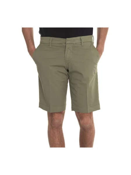 Bermudy Fay ze stretchu zielone