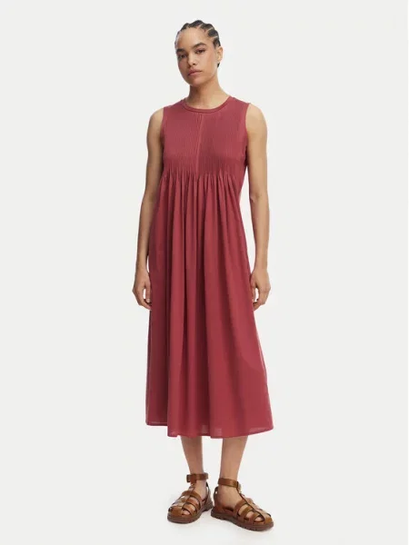 Weekend Max Mara Rochie RICORDO burgundy roșu