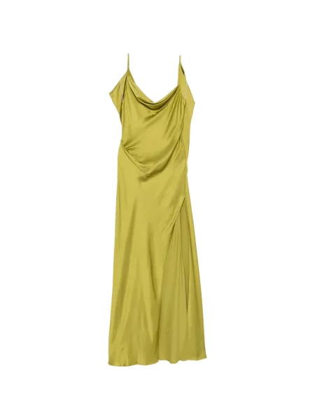 Rochie Arcina Ori cu volane verde