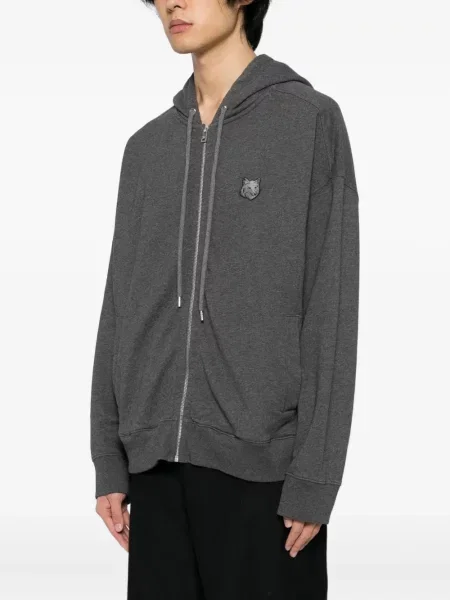 Hanorac cu glugă Maison Kitsune gri