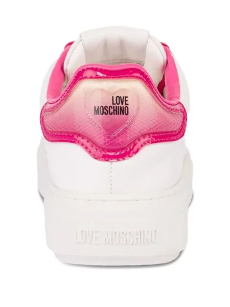 Sneakerși Love Moschino alb