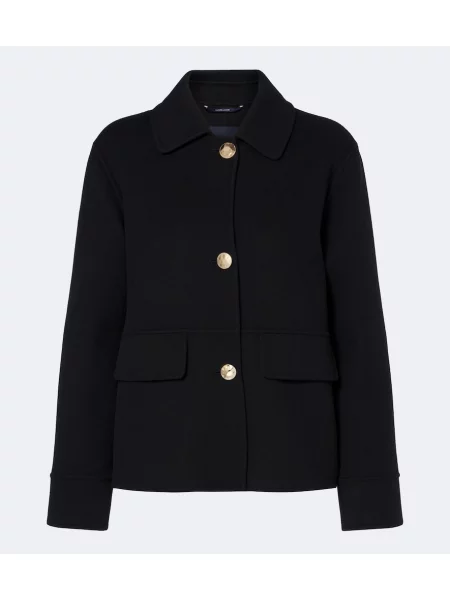 Geacă 's Max Mara de lână negru