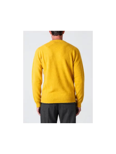 Sweter Roberto Collina żółty