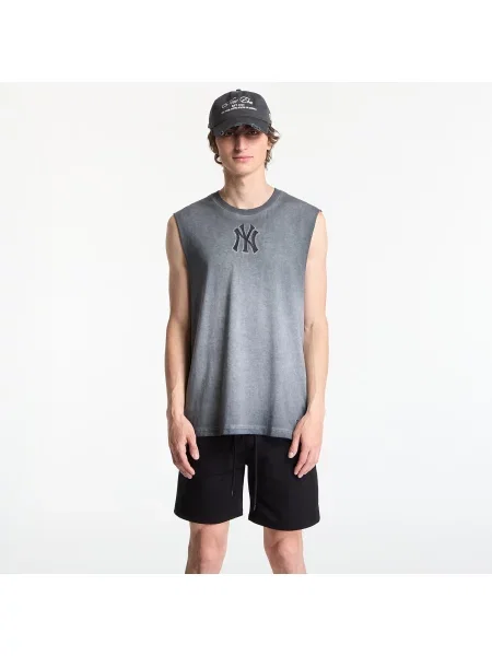 Tričko New Era MLB Washed Logo Sleeveless Tee New York Yankees UNISEX Black S černé