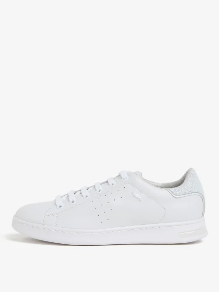 Sneakerși Geox din piele gri