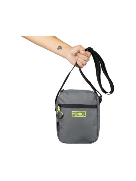Teretana crossbody torba Munich siva