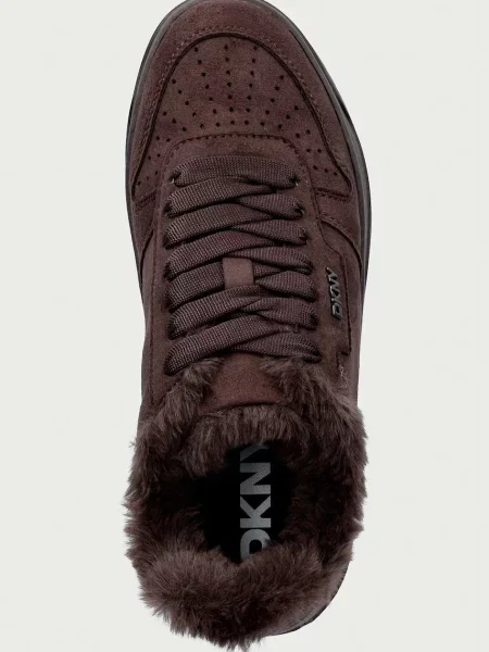 Меховые кроссовки Dkny