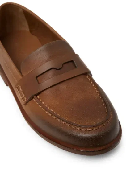Pantofi loafer Marsell din piele maro