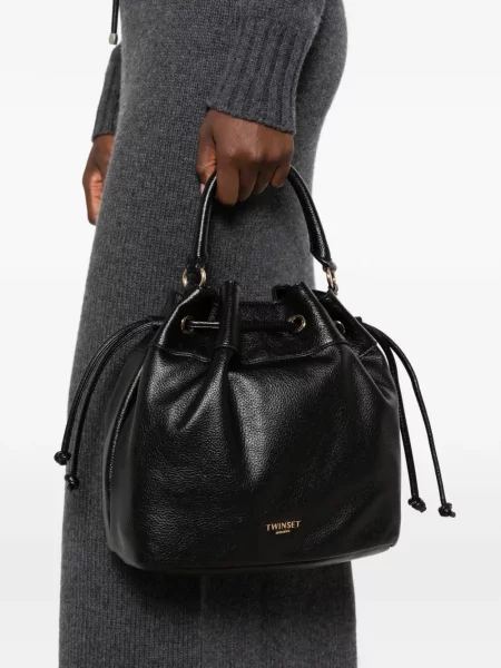 Geantă shopper Twinset cu cordon negru