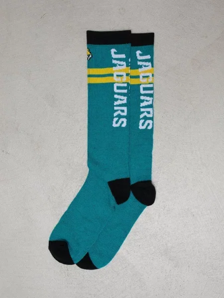 Jacksonville Jaguars OOSC x NFL Skarpety narciarskie / snowboardowe zielone
