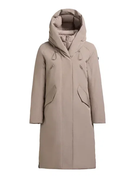 Khujo Zimný kabát Ixia sivobéžová