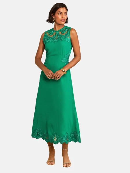 Love & roses Rochie verde