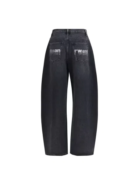Jeansy Alexander Wang szare
