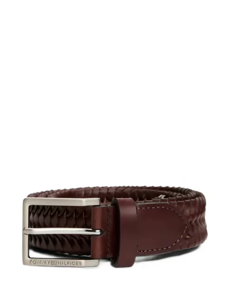 Cu centură curea Tommy Hilfiger maro