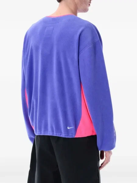 Pantaloni scurți Nike cu autograf cu decolteu rotund retro alb