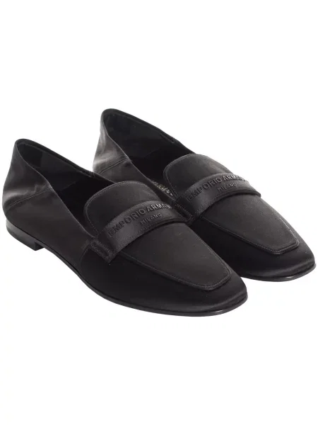 Mokasíny Emporio Armani čierna