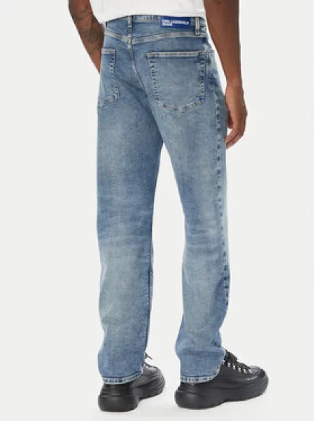 Karl Lagerfeld Jeans Jeans hlače Straight Leg modra