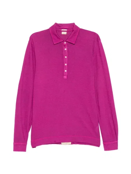 Tricou polo Massimo Alba lung alb
