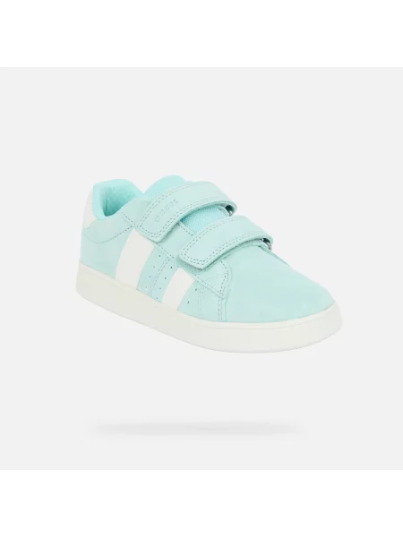 Geox Sneakers J Eclyper Girl S Albastru deschis alb