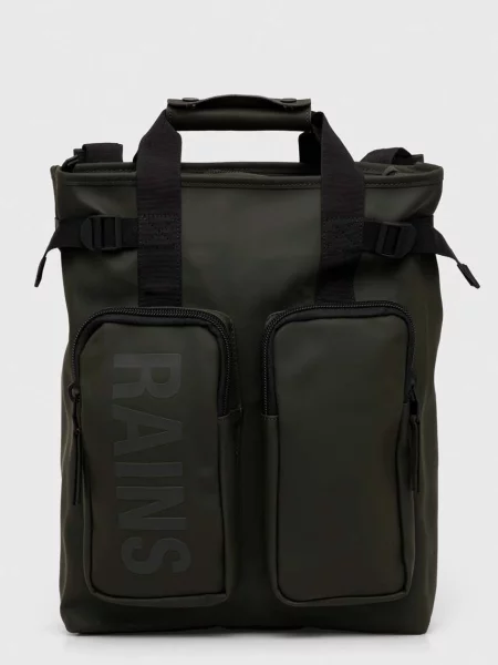 Rains plecak Weekendbags duży gładki zielony