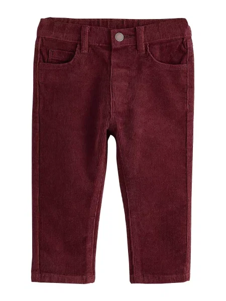 Next Pantaloni burgundy roșu