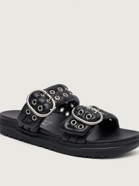 EMU Australia De piele șlapi Bondi Buckle negru
