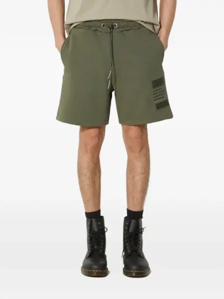 Pantaloni scurți Alpha Industries cu autograf cu cordon verde