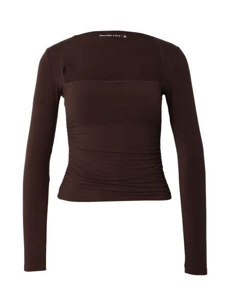 Abercrombie & Fitch Tricou închis maro