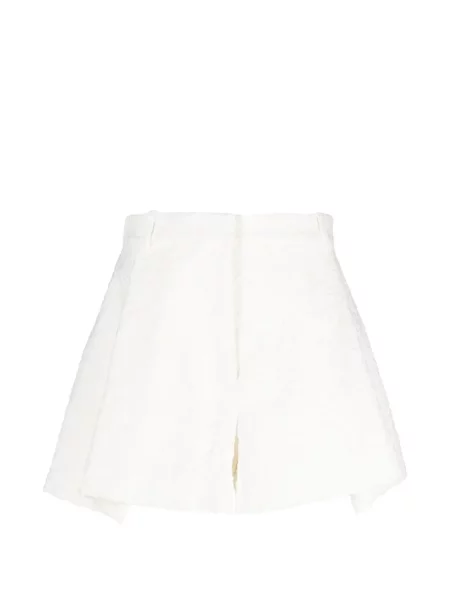 Pantaloni scurți The Mannei cu broderie alb