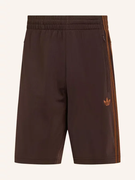 Adidas Originals Šortky Firebird tmavě / koňaková hnědá